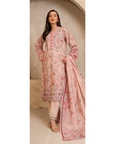 3-PC unstitched Printed Lawn By Zellbury | 0065